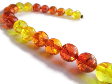 Faux Amber Beads Resin Beads 10mm Round Beads Red Beads Orange