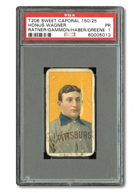 Rare Honus Wagner Baseball Card Sells for $1.2 Million