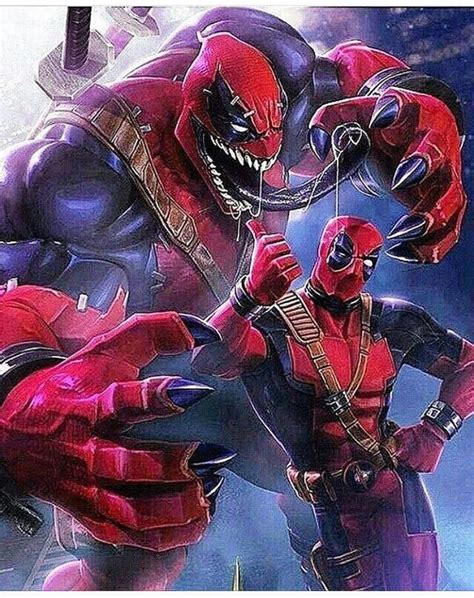 Deadpool vs Venom | Deadpool artwork, Deadpool wallpaper, Deadpool