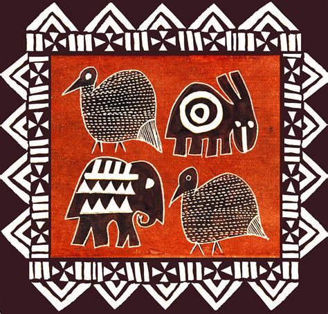 African Folk Art Party Animals by Vagabond Folk Art - Virginia Vivier ...