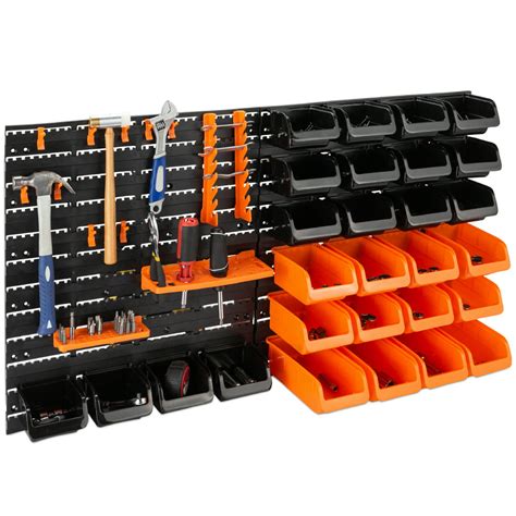 Best Choice Products 38x21.25in 44-Piece Wall Mounted Garage Storage ...