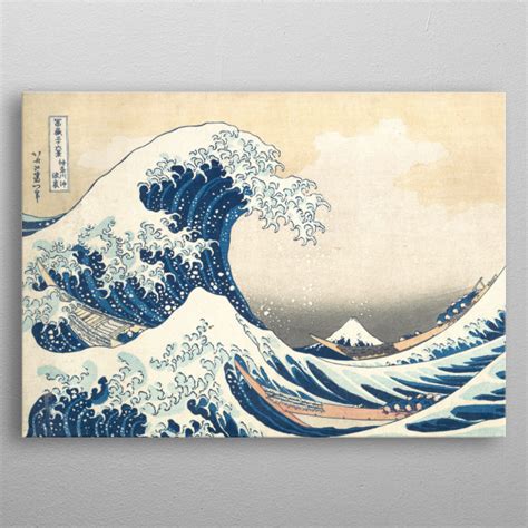 Hokusai - The Great Wave, ca.... by Fine Art | metal posters - Displate