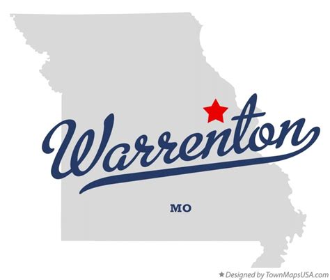 Map of Warrenton, MO, Missouri