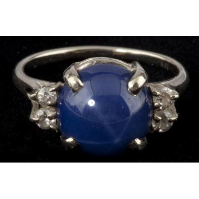 Linde Star Sapphire and Diamond Ring (Lot 40 - Fine & Decorative Arts ...