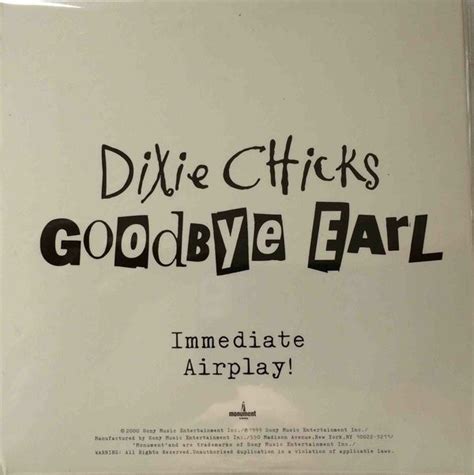 Dixie Chicks – Goodbye Earl (2000, Card Sleeve, CD) - Discogs