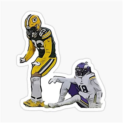 "Jaire Alexander does the Griddy on Justin Jefferson" Sticker for Sale ...