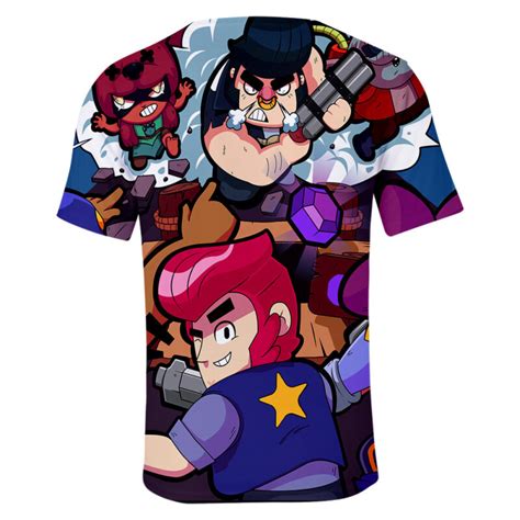 All Character Brawl Stars T-shirt Colt Nita Bull | Brawl Stars