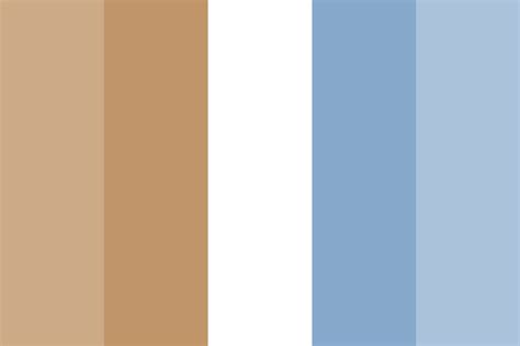 Brown and Blue Color Palette