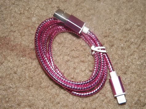 mygreatfinds: Scented Pink Lightning To USB Cable From MobileEsprit Review