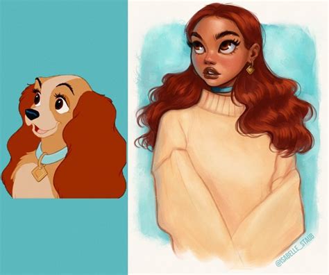 Gallery Turns Disney Animals into Humans | Modern disney characters ...