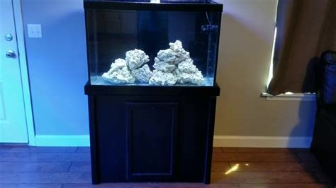 65 gallon seahorse tank setup - YouTube