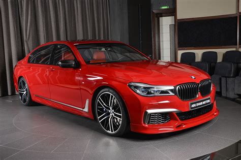 3D Design Imola Red BMW M760Li xDrive Arrives in Abu Dhabi