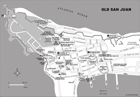 Map of Old San Juan – Tour Old San Juan | Puerto rico, San juan puerto rico, Moon travel guides