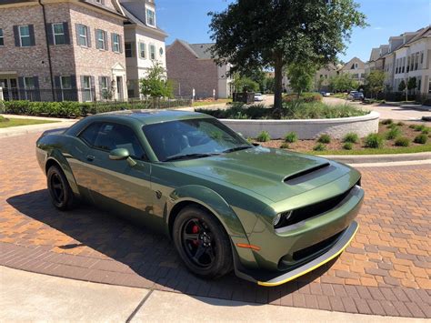 2018 DEMON in F8 Green | Dodge, Dodge hellcat demon, Hellcat