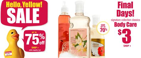 Bath & Body Works 75% off Clearance ends Soon! - Slick Housewives