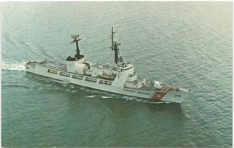 USCGC HAMILTON WHEC-715 378-foot High Endurance Cutter Underway built 1967 Search and Rescue ...