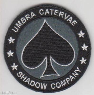 Collectables SHADOW COMPANY PATCH BLACK SPADES FREE SHIPPING CALL OF DUTY Collectables & Art