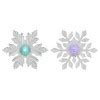 Northlight Set Of 2 Led Lighted Icy Crystal Snowflake Christmas Window ...