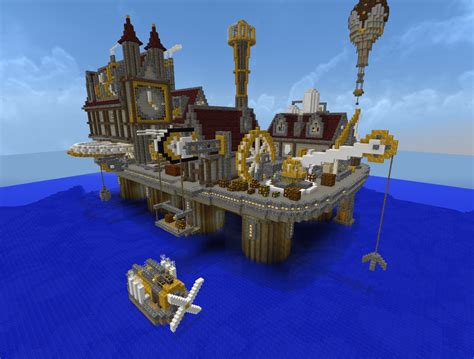 Minecraft - Steampunk City by Virenth on DeviantArt