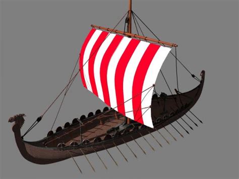 Bryce Viking Longboat - 3D Model - ShareCG