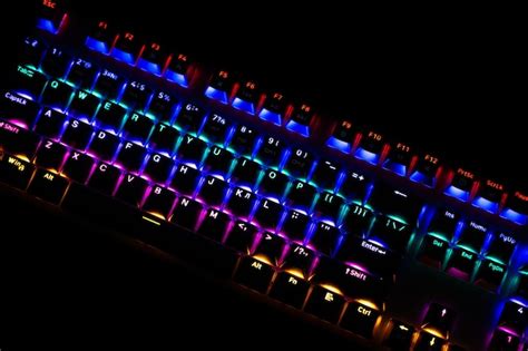 Premium Photo | Gaming keyboard RGB keyboard Keyboard backlight