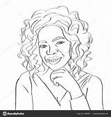 Oprah Coloring Pages sketch template