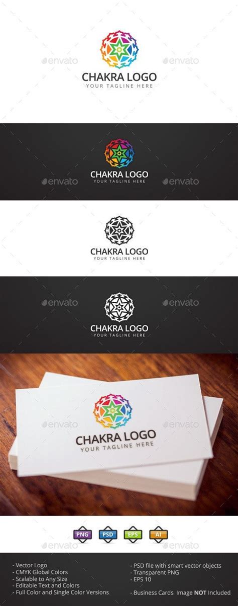 Chakra Logo | Logo design template, Chakra, Chakra symbols