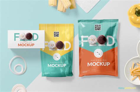 Free Food Packaging Mockup (PSD)