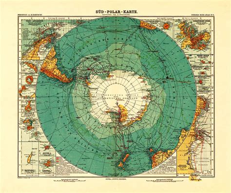 Antarctica 1912 | Panoramic map, Antarctica, Atlas map