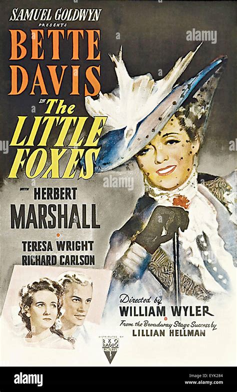 The Little Foxes - Bette Davis - Movie Poster Stock Photo - Alamy