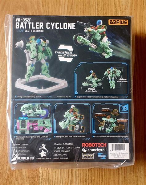 Robotech - Scott Bernard - Battler Cyclone VR-052F - MIB Figure ...