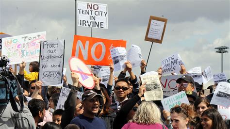 Hundreds Protest Irvine Homeless Shelter; Supervisors Start Addressing Concerns