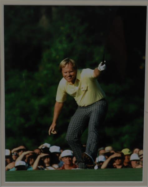 Jack Nicklaus Signed 18x23.5 Custom Framed Signed Cut Display (PSA ...