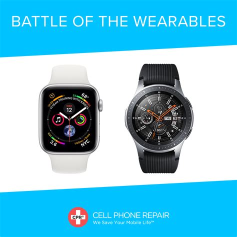 The Samsung Galaxy Watch vs. Apple Watch Series 4 | CellPhoneRepair.com ...