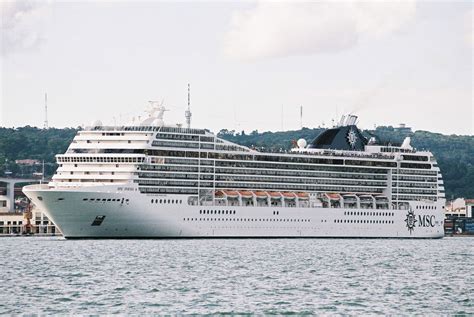 Cruise ship "MSC POESIA" in Lisbon