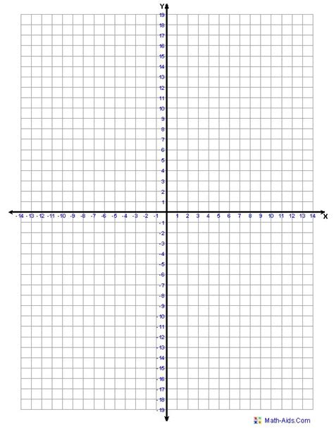 Free Printable Four Quadrant Graph Paper