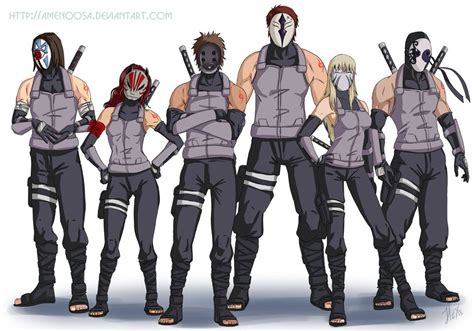 Naruto - Anbu teem by Amenoosa on DeviantArt | Anime ninja, Naruto ...