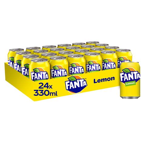 Fanta Lemon 24 x 330ml Individual Cans | Your Coca Cola UK