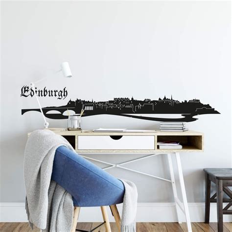 Edinburgh Skyline Wall sticker | wall-art.com