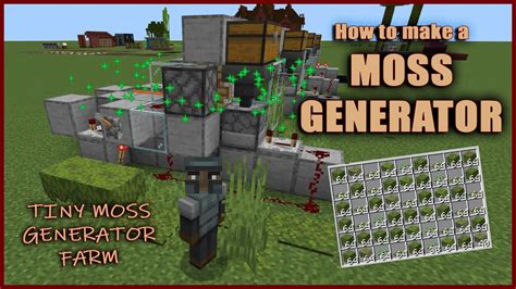 How to build a TINY MOSS FARM in Minecraft Bedrock 1.19 - YouTube