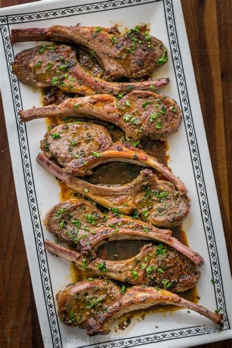 Garlic and Herb Crusted Lamb Chops Recipe - NatashasKitchen.com