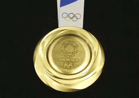 1 Year: Tokyo Olympics unveil gold, silver, bronze medals