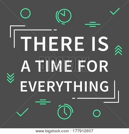 There Time Everything Vector & Photo (Free Trial) | Bigstock