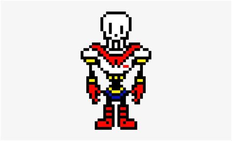 Papyrus (kamuisenketsu) - Undertale Papyrus Sprite Transparent PNG - 480x590 - Free Download on ...