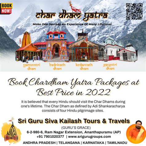 Copy of Book Chardham Yatra Packages at Best Price in | PosterMyWall