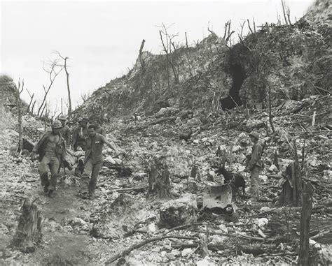 Soldiers on Peleliu Island. | HistoryNet