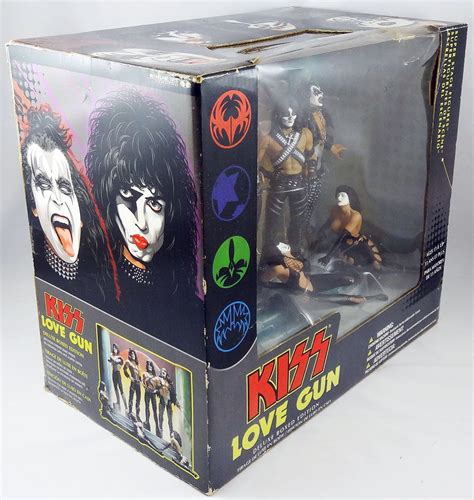 KISS Love Gun - 7 figures boxed set - McFarlane - Demon, Star Child, Catman, Space Ace, KISS Girls