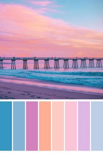 Trendy Wedding Colors Beach Colour Palettes Ideas | Sunset color ...