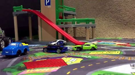 Toy car crash compilation! Kids hot wheels crashing! Slow motion! - YouTube