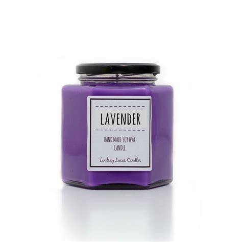 Lavender Scented Candle Strong Scented Candle Essential Oil